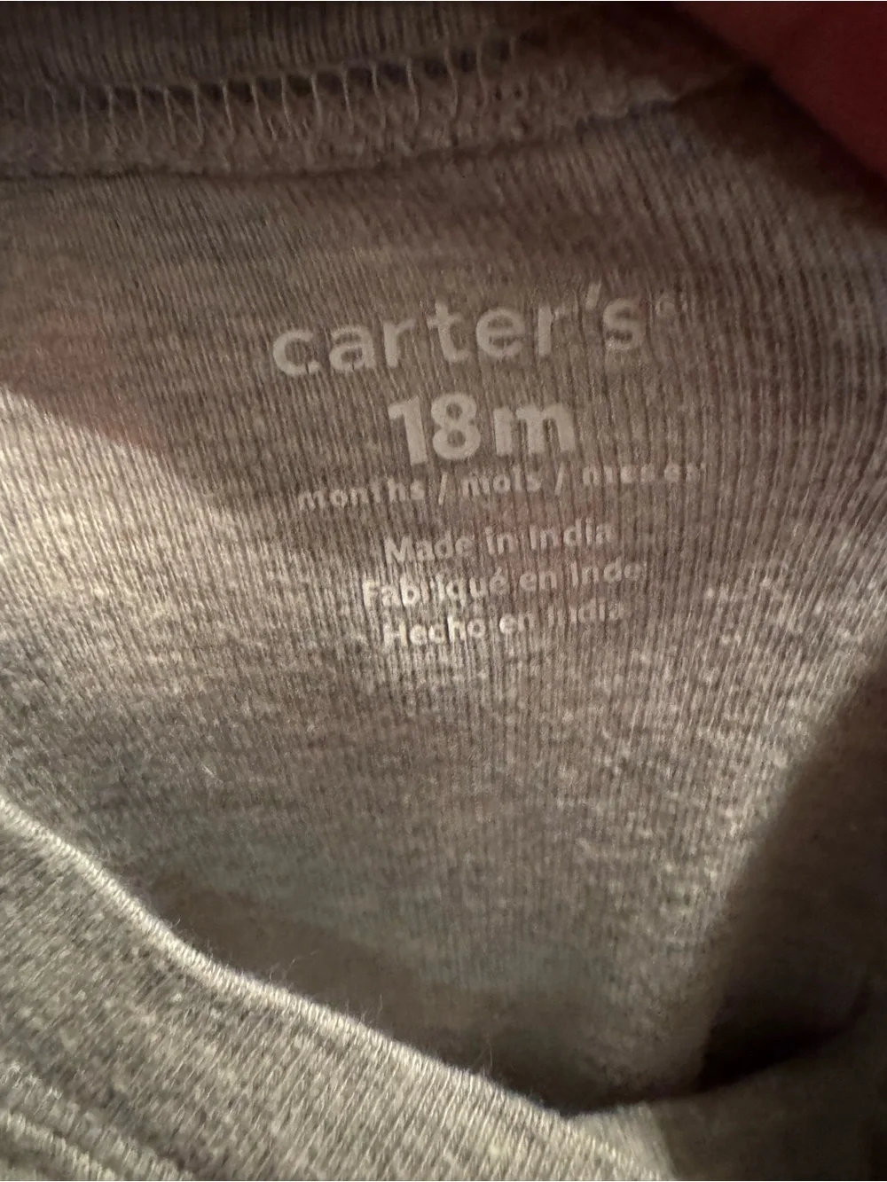 Carters soft grey